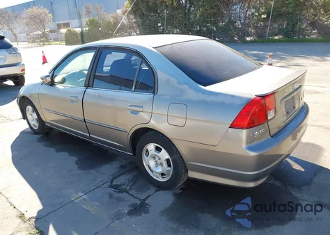 2004 Honda Civic Hybrid z USA, uszkodzony, nr VIN JHMES96674S004295